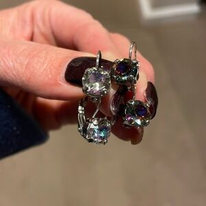 Rhinestone earrings